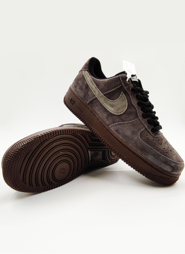 Кроссовки NIKE AIR FORCE 1 Low Grey Suede Premium