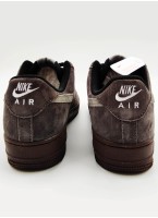 Кроссовки NIKE AIR FORCE 1 Low Grey Suede Premium