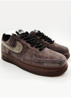 Кроссовки NIKE AIR FORCE 1 Low Grey Suede Premium