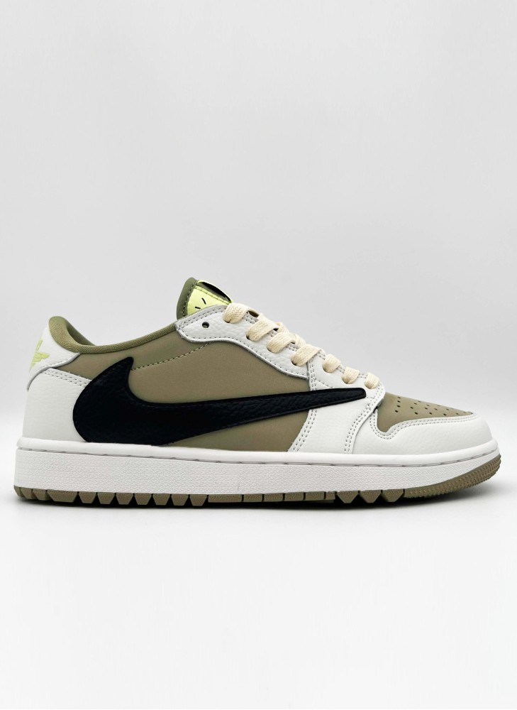 Кроссовки NIKE Air Jordan Retro Low Golf Travis Scott Neutral Olive