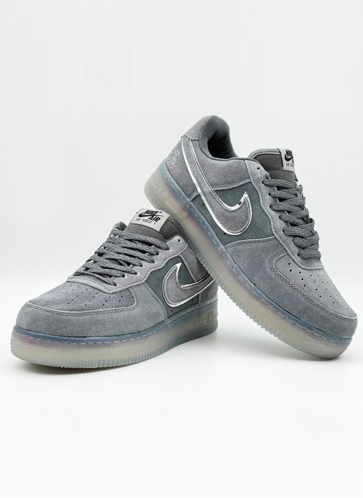 Кроссовки NIKE AIR FORCE 1 Low Wear Low Panel Shoes GS Grey