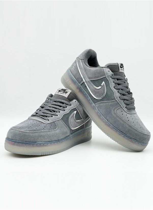 Кеды NIKE AIR FORCE 1 Low Wear Low Panel Shoes GS Grey