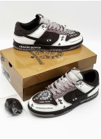 Кроссовки NIKE Dunk Low x Chrome Hearts Brown