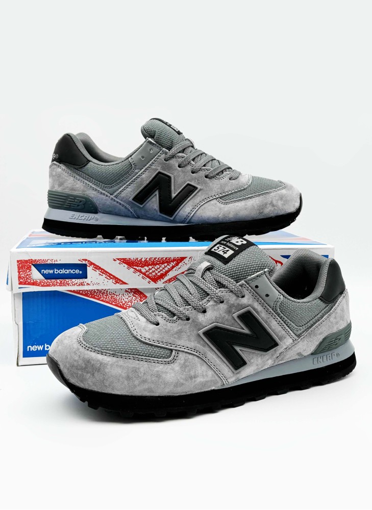 Кроссовки NEW BALANCE 574 Gray x Green x Black